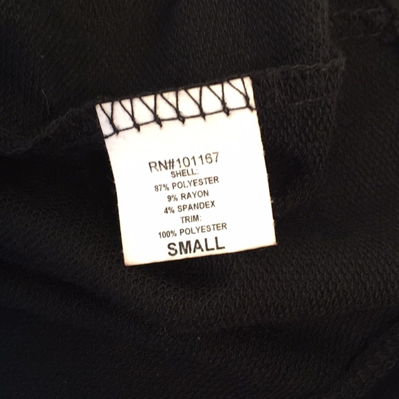 Anthropologie Pebble and Stone Black long sleeve pullover Top Size Small - Picture 4 of 9